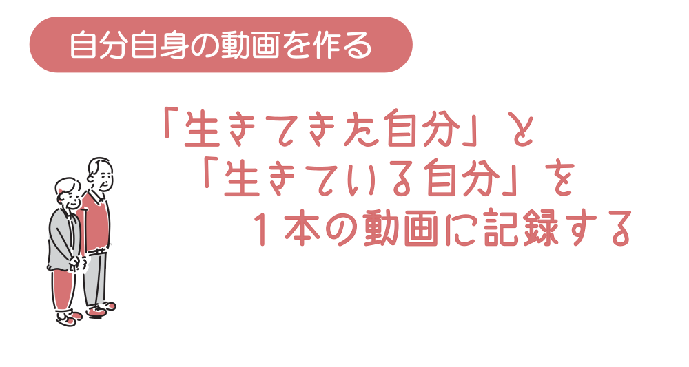 自分自身の動画を作る　「生きてきた自分」と「生きている自分」を一本の動画に記録する