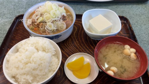 煮込ホルモン定食（おかず大盛）